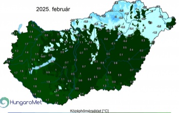 Száraz és az átlagosnál kissé hidegebb volt a február