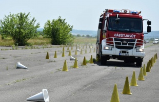 Regionális közlekedésbiztonsági verseny Taszáron
