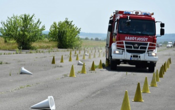 Regionális közlekedésbiztonsági verseny Taszáron