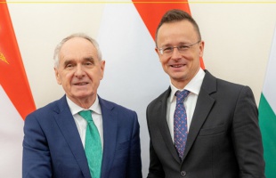 Szijjártó Péterrel tárgyalt Kaposvár polgármestere