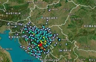 A Dél-Dunántúlon is érezni lehetett a boszniai földrengést