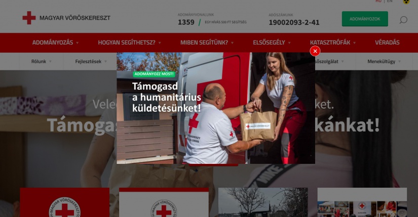 A Magyar Vöröskereszt csak hivatalos felületein tesz közzé felhívásokat