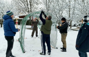 Közösségi összefogással szépült meg a Zselic-kertváros adventi tere