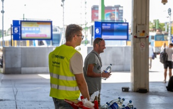Vízosztás a pályaudvarokon, állomásokon