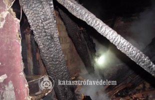 Kiégett egy családi ház Andocson