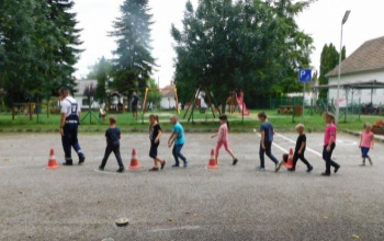 Nyári táborokba látogattak el a marcali rendőrök